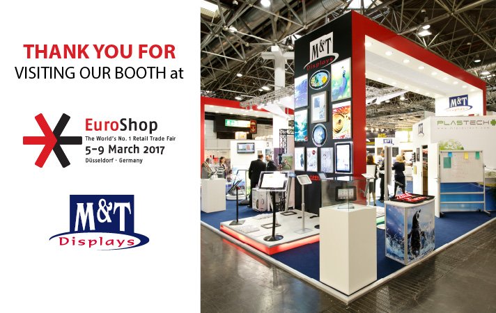 THANK YOU FOR VISITING OUR BOOTH AT EUROSHOP 2017