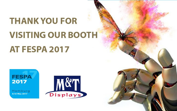 THANK YOU FOR VISITING OUR BOOTH AT FESPA 2017